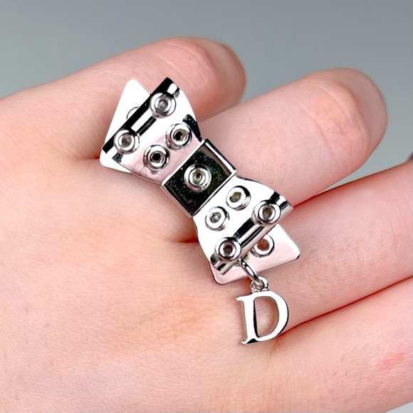 Dior Bow Adjustable Ring One Size